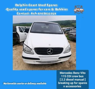 Mercedes Benz Vito 115 CDI stripping