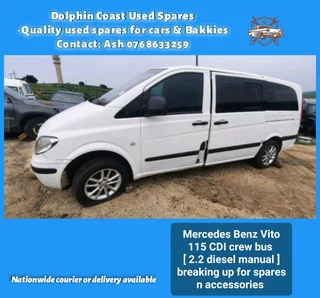 Mercedes Benz Vito 115 CDI stripping
