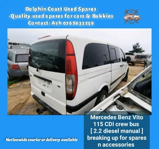 Mercedes Benz Vito 115 CDI stripping