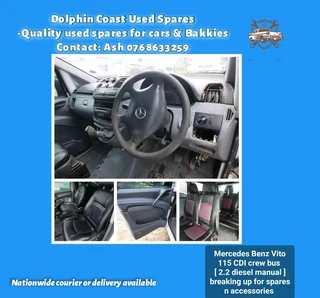Mercedes Benz Vito 115 CDI stripping