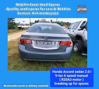Honda Accord sedan 2.0 i V-tec stripping for spares