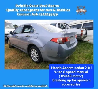 Honda Accord sedan 2.0 i V-tec stripping for spares