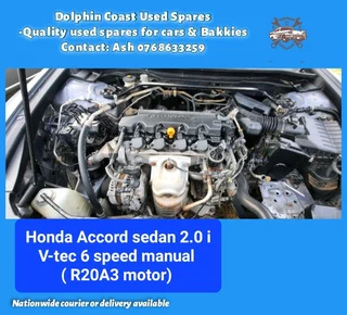 Honda Accord sedan 2.0 i V-tec stripping for spares