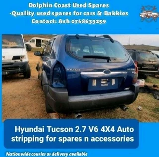 Hyundai Tucson V6 4x4 stripping for spares