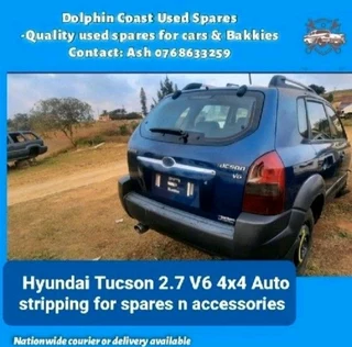 Hyundai Tucson V6 4x4 stripping for spares