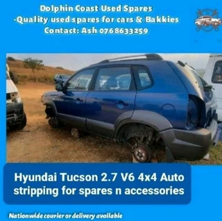 Hyundai Tucson V6 4x4 stripping for spares
