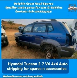 Hyundai Tucson V6 4x4 stripping for spares