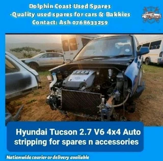 Hyundai Tucson V6 4x4 stripping for spares