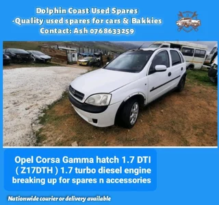 Opel Corsa Gamma 1.7 dti stripping