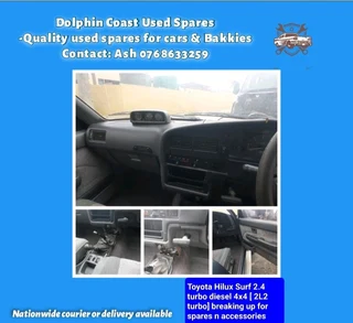 Toyota Hilux Surf 2.4 turbo diesel stripping