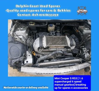 Mini Cooper S R53 stripping for spares