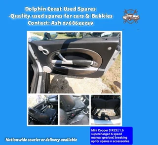 Mini Cooper S R53 stripping for spares