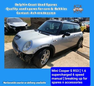 Mini Cooper S R53 stripping for spares