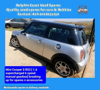 Mini Cooper S R53 stripping for spares