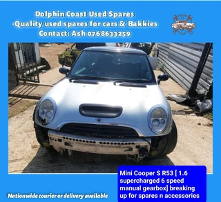 Mini Cooper S R53 stripping for spares