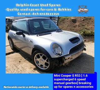 Mini Cooper S R53 stripping for spares