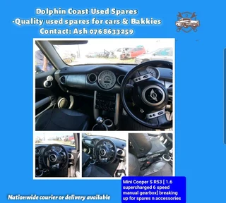 Mini Cooper S R53 stripping for spares