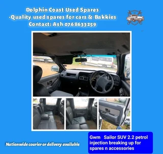 Gwm sailor suv stripping for spares