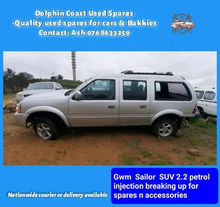 Gwm sailor suv stripping for spares