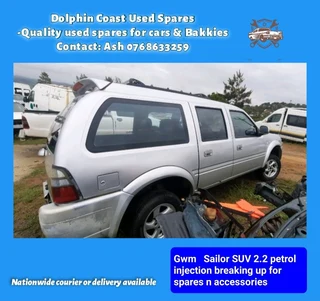 Gwm sailor suv stripping for spares