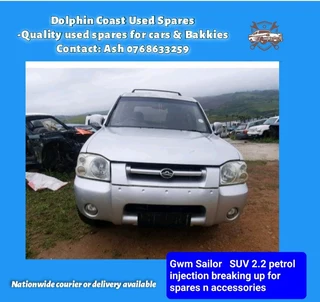 Gwm sailor suv stripping for spares