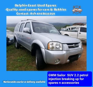 Gwm sailor suv stripping for spares