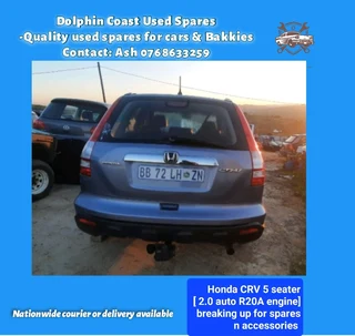Honda CRV 2.0 petrol auto stripping