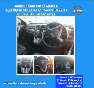 Honda CRV 2.0 petrol auto stripping
