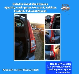 Honda CRV 2.0 petrol auto stripping