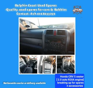 Honda CRV 2.0 petrol auto stripping