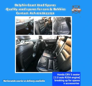 Honda CRV 2.0 petrol auto stripping