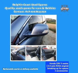 Honda CRV 2.0 petrol auto stripping