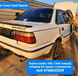 Toyota Corolla 180i stripping for spares