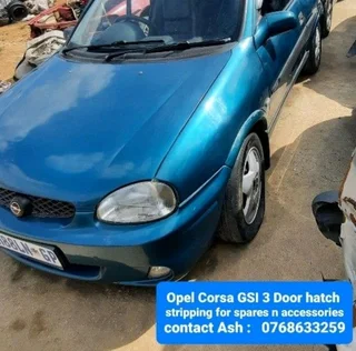 Opel Corsa Lite GSI stripping for spares