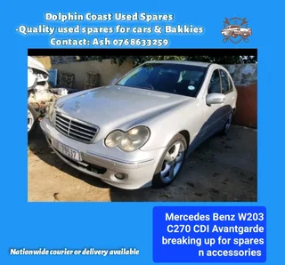 Mercedes Benz W203 C270 CDI Avantgarde auto stripping