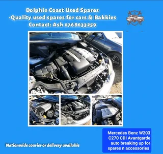 Mercedes Benz W203 C270 CDI Avantgarde auto stripping