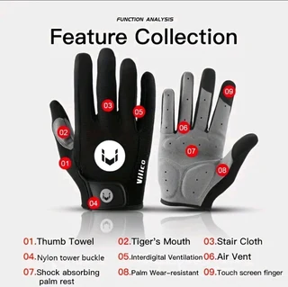 Cycling sports full finger gloves brand new for sale