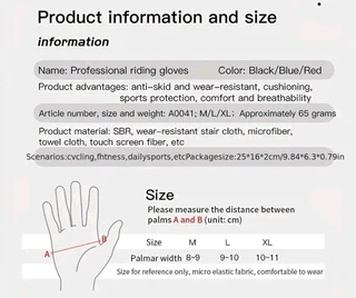 Cycling sports full finger gloves brand new for sale
