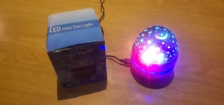 Rotating star night light projector brand new for sale