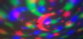 Rotating star night light projector brand new for sale