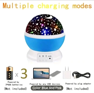 Star globe nightlight projector usb powred makes a great gift