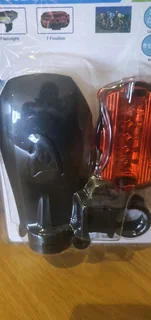 bicycle cycling front and rear light combo brand new including batteries for sale