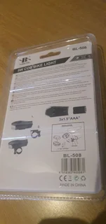 bicycle cycling front and rear light combo brand new including batteries for sale