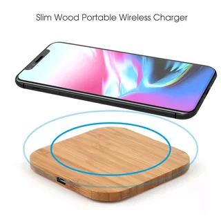 Wireless charger wood grain for sale brand new