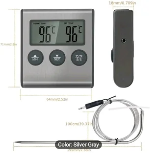 Braai cooking thermometer with probe brand new