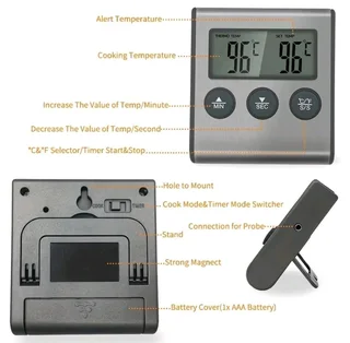 Braai cooking thermometer with probe brand new