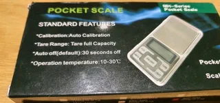 Pocket scale brand new for sale including batteries