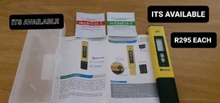 Ph meter testers brand new with calibration powder and carry case