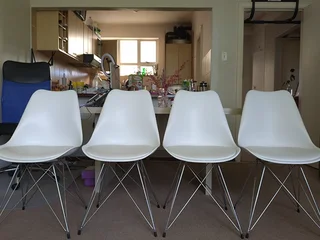 Large Dining table and 4 chairs