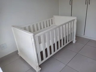 Baby cot and mattress for sale